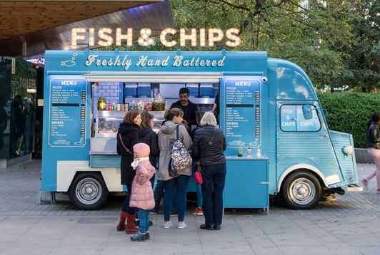 fish and chips truck