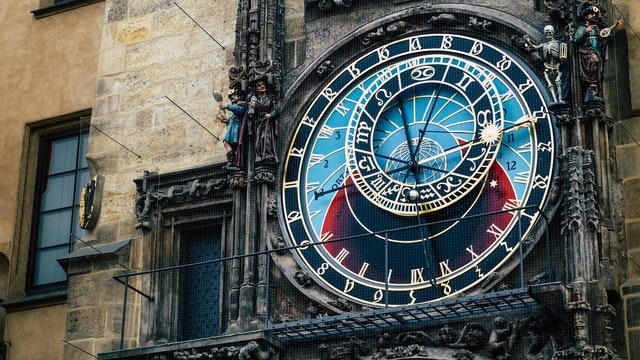 prague clock old town hall